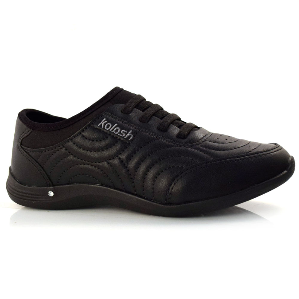 Tênis Casual Feminino Kolosh Preto C3183