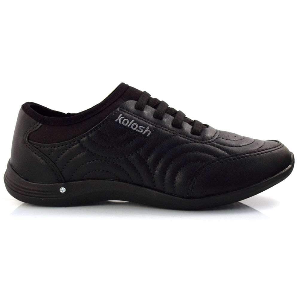 Tênis Casual Feminino Kolosh Preto C31831