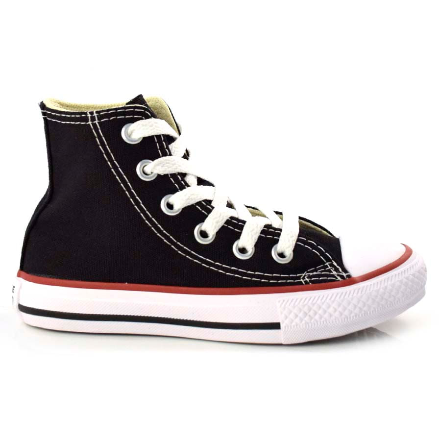 Tênis Infantil Converse All Star de Cano Alto Original Preto