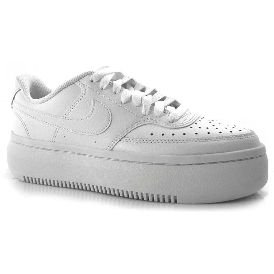 Tênis Plataforma Feminino Nike Court Vision Branco DM0113-100