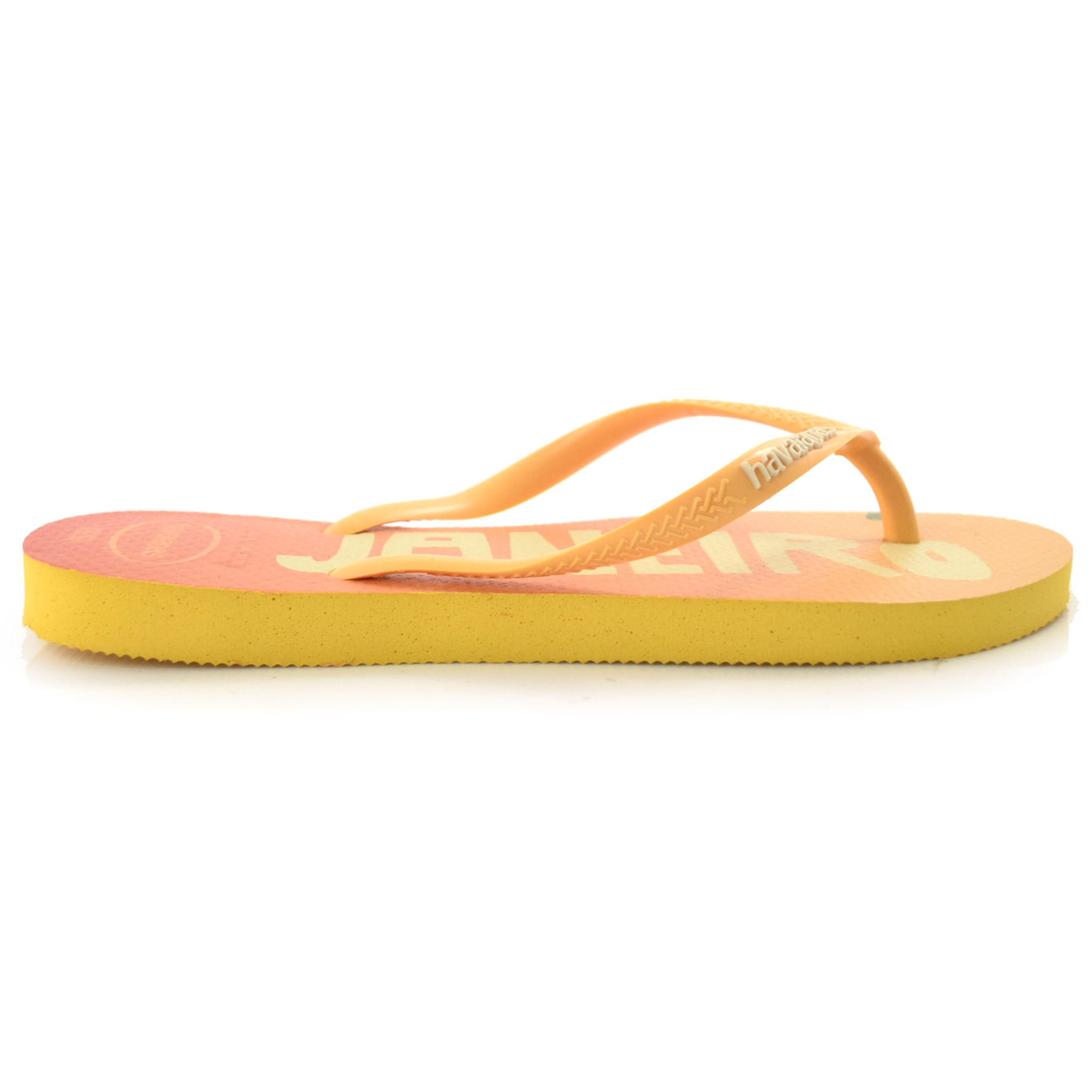 Chinelo Feminino Havaianas Slim Post Card Amarelo 4148968