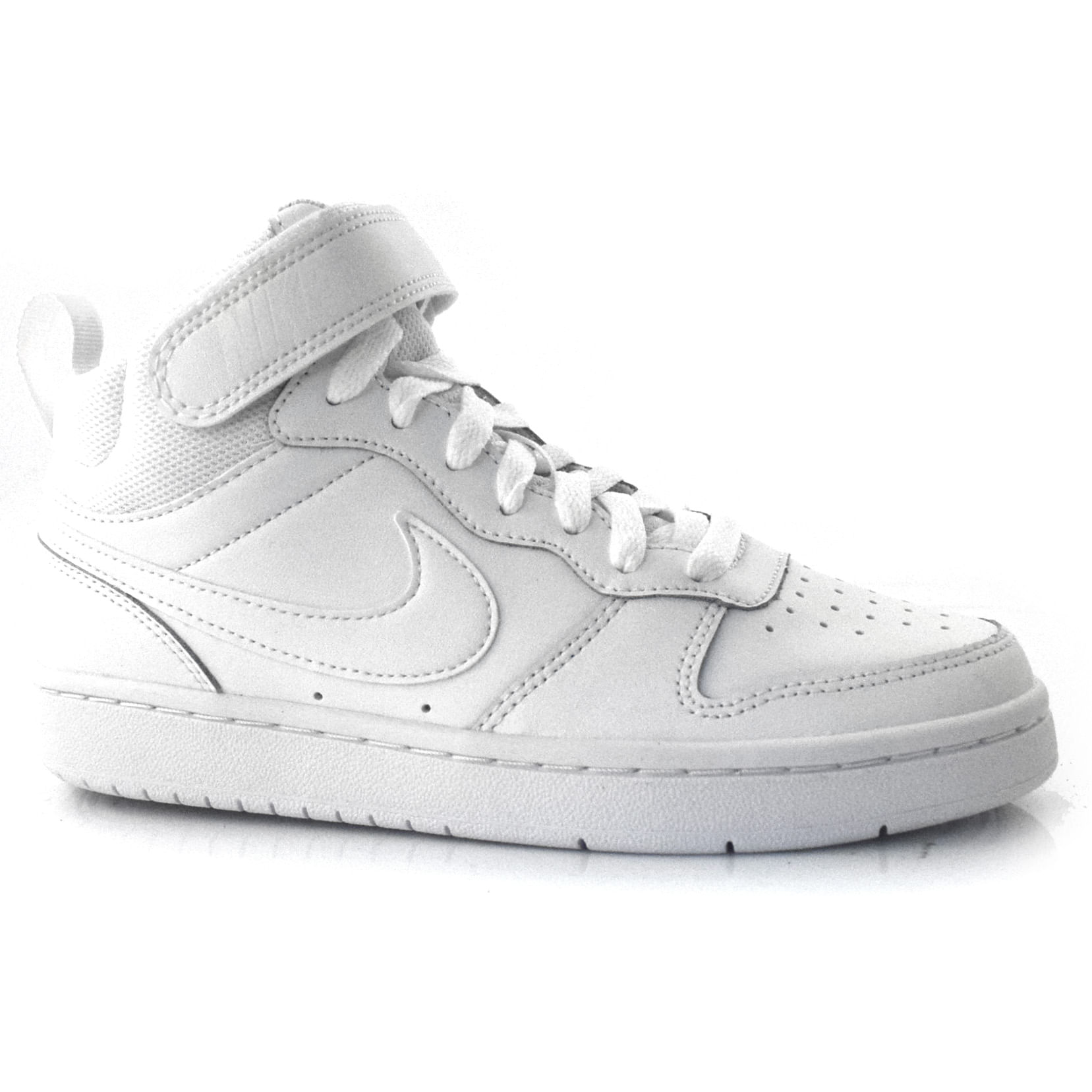 Tênis Infantil Nike Court Borough do 34 ao 38 Branco CD7782-100 JR