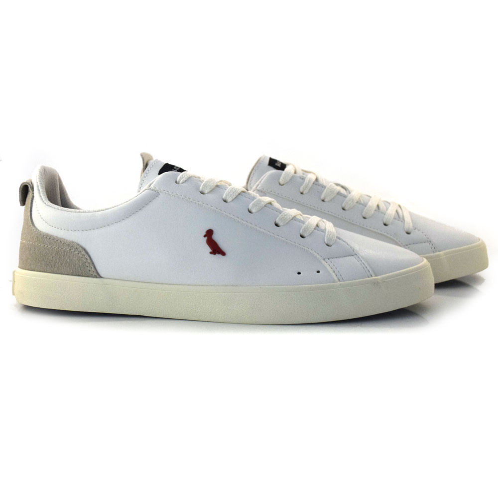 Sapatênis Masculino de couro Reserva Off White R753940002