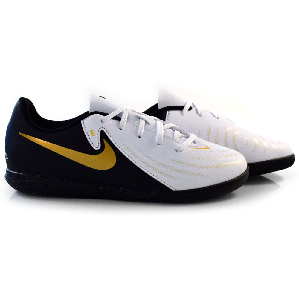 Chuteira de Futsal Infantil Nike Phantom do 31 ao 37 Branco