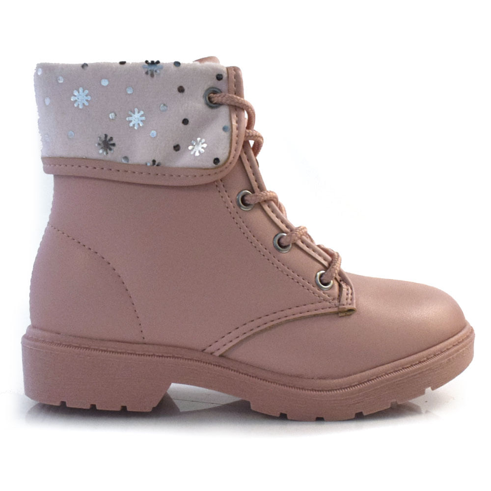 Coturno Feminino Bota Infantil Tamanho 36 Coturno Infantil