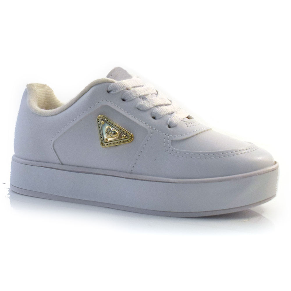 Tênis Infantil Molekinha do 26 ao 34 Branco