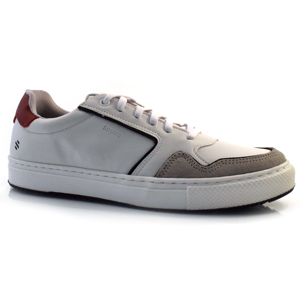 Tênis Casual Masculino Sound Branco A366Z