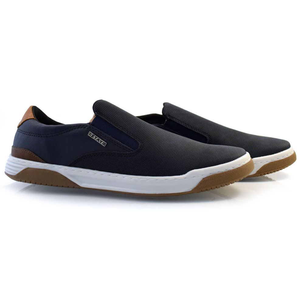 Slip On Masculino Stay Azul 40004