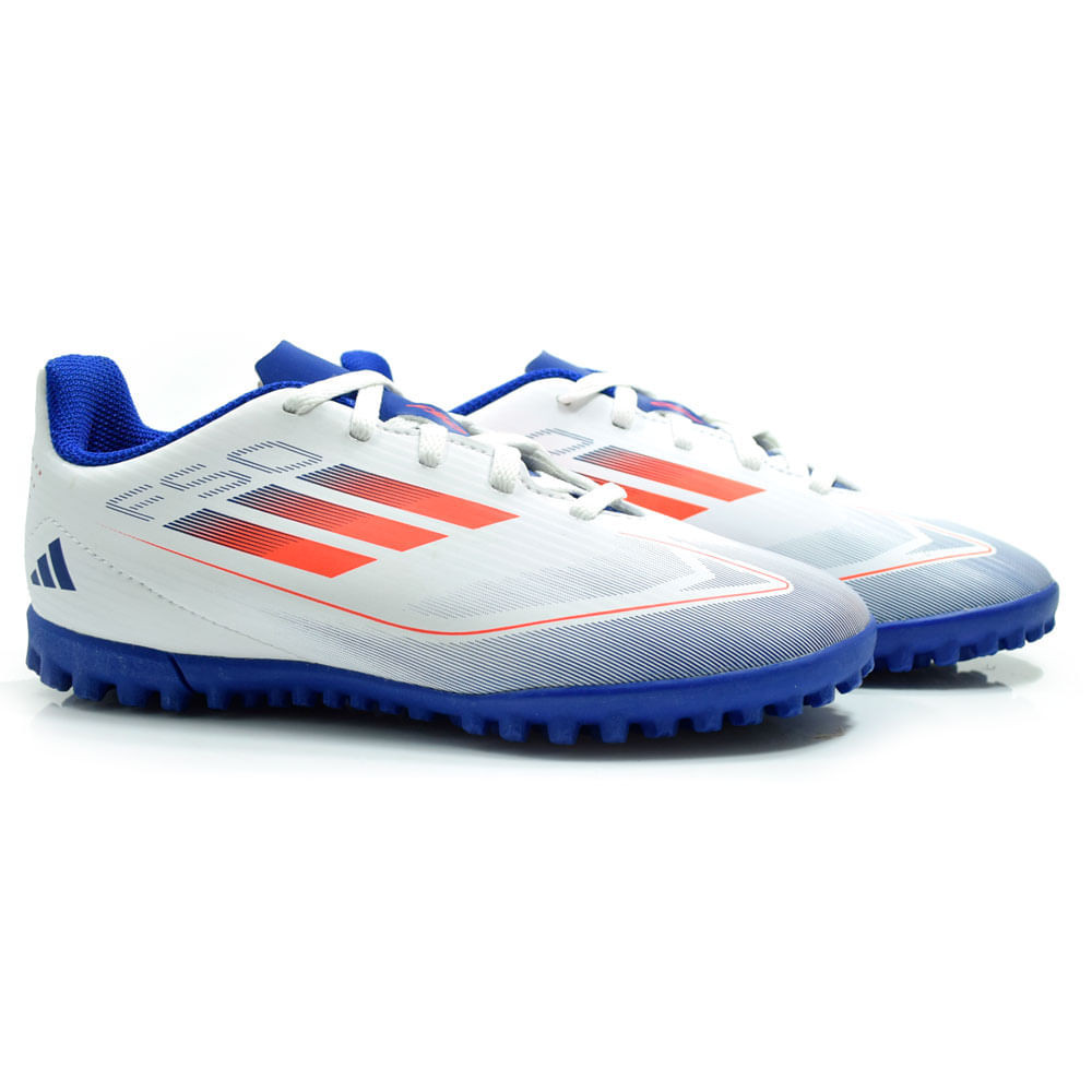 Chuteira Society Infantil Adidas F50 do 32 ao 36 Branco IF1391