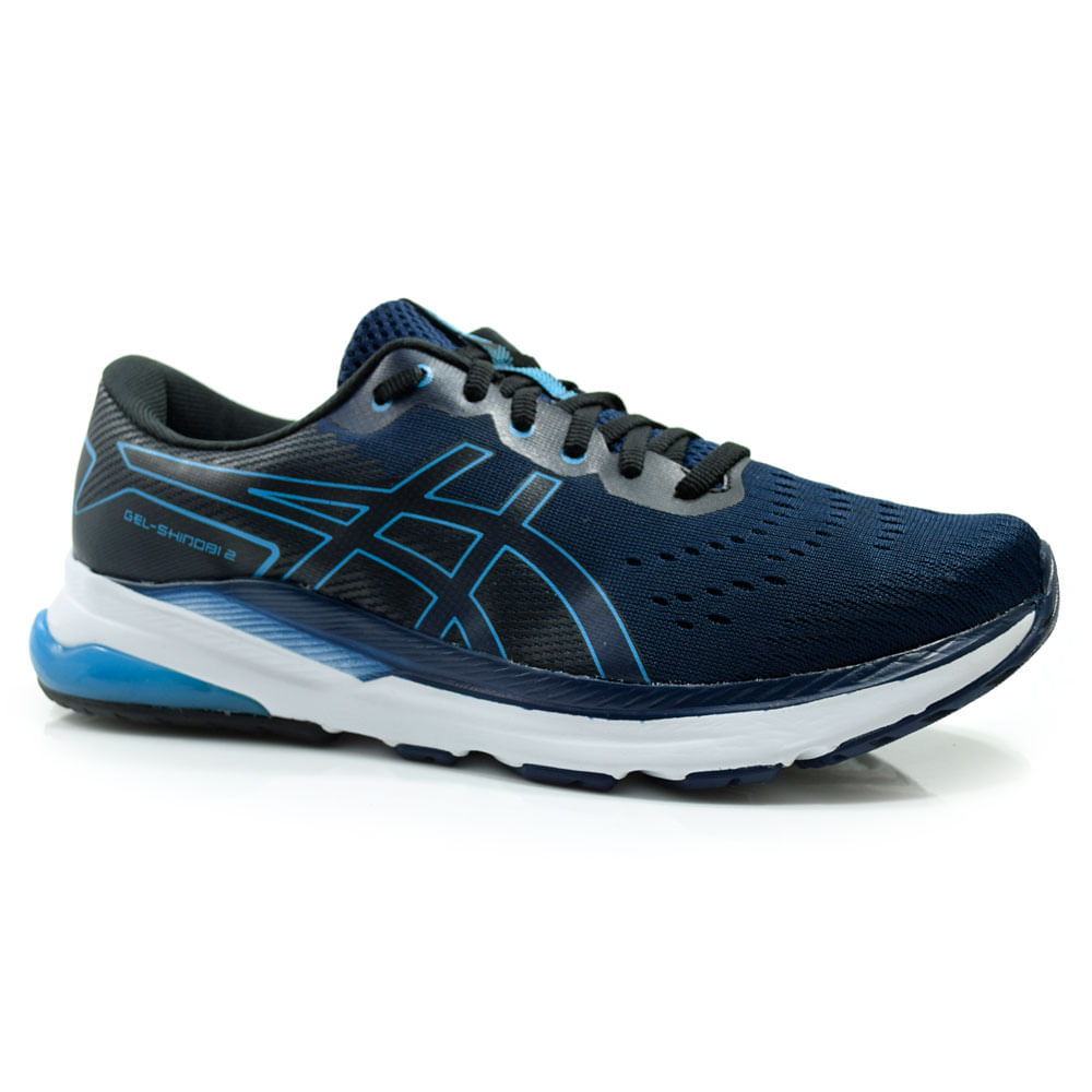 Tênis Masculino Asics Shinobi 2 Azul 1011B818.402