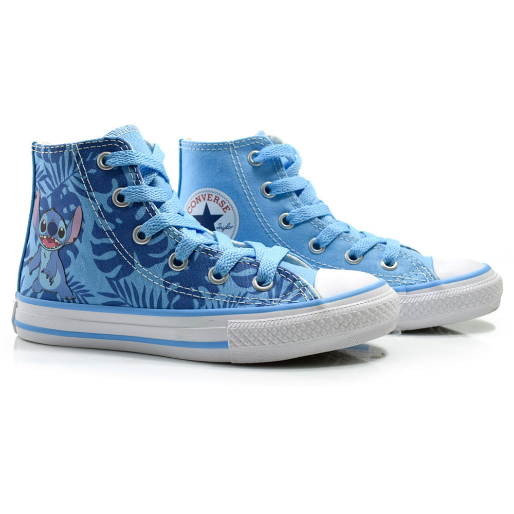 Tênis Infantil Converse High Stitch Original do 26 ao 32 Azul