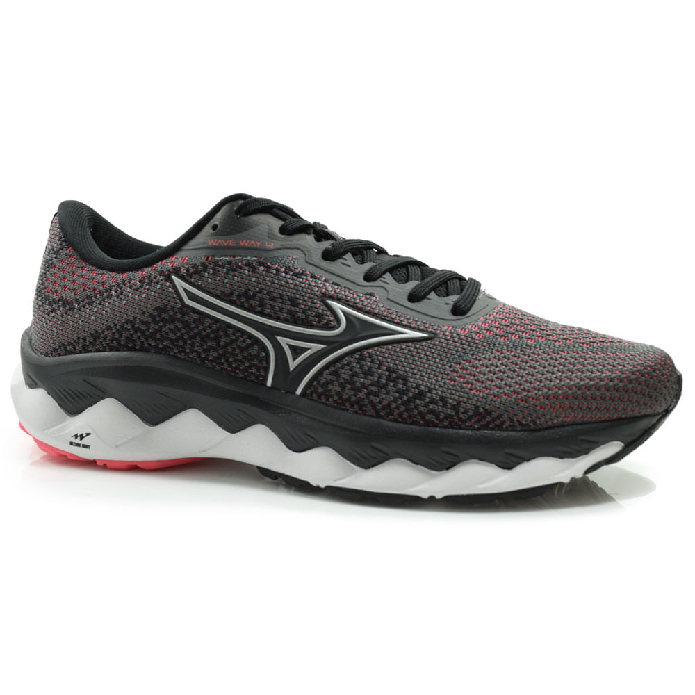 Tênis Feminino Mizuno Wave Way 4 Cinza 101083083