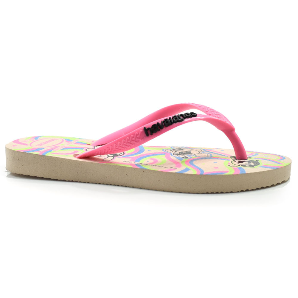 Chinelo Infantil Havaianas Slim Powerpuff Rosa 4149886 - Main Image