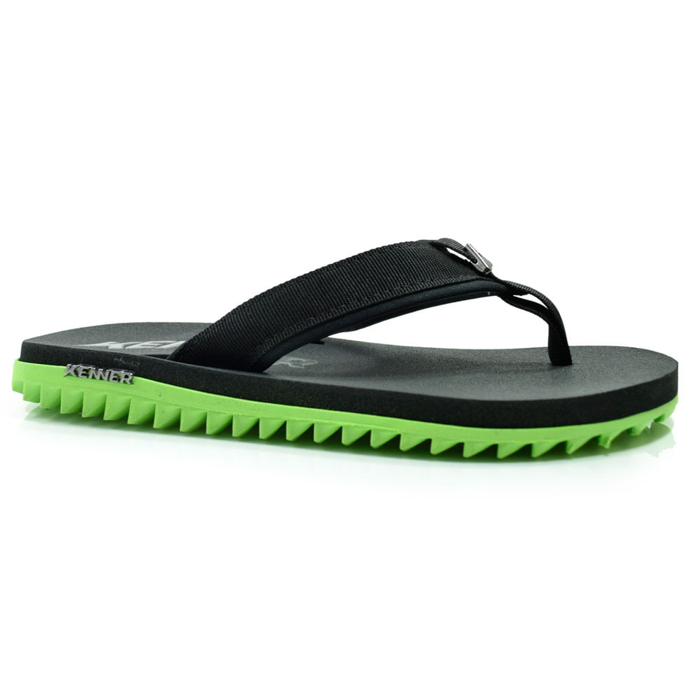 Kzu Chinelo Masculino Kenner Kivah Preto 1300022303-7