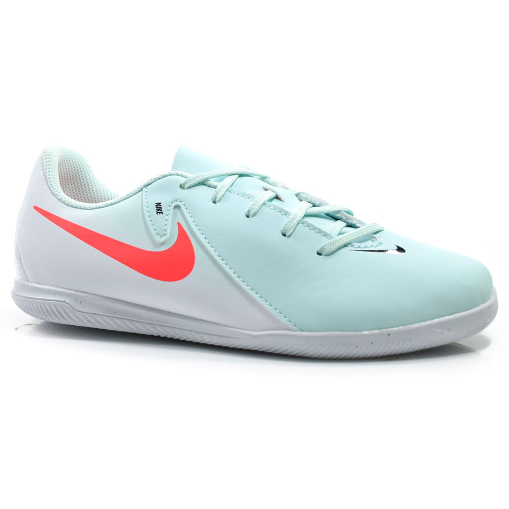Chuteira de Futsal Infantil Nike Phanton do 31 ao 36 Branco FJ2606