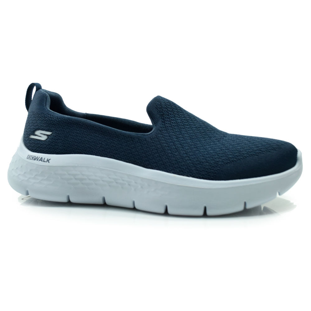 Tênis Slip On Feminino Skechers Go Walk Flex Azul 124819BR