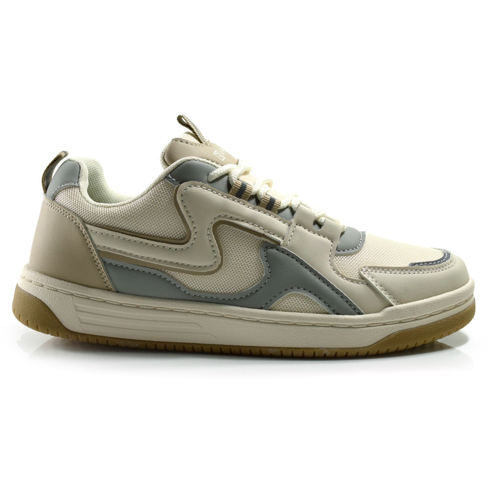 らむ Tênis Feminino Ramarim Creme 2563131
