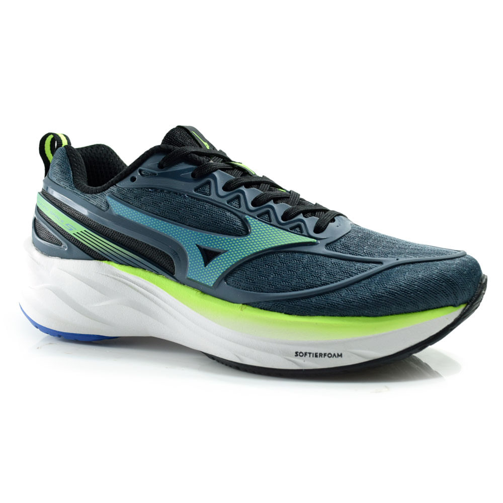 Tênis Infantil Mizuno Space 5 JR Azul 101007007 JR