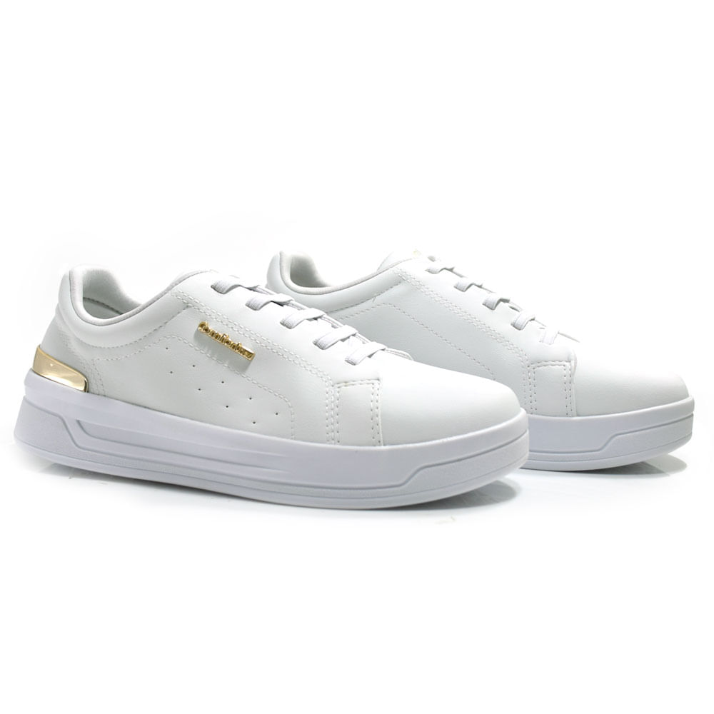 Tênis Branco Casual Feminino Comfortflex Branco 2587302