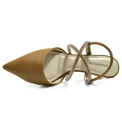 Scarpin de Salto Taça Cazzualen Marrom T3814-331