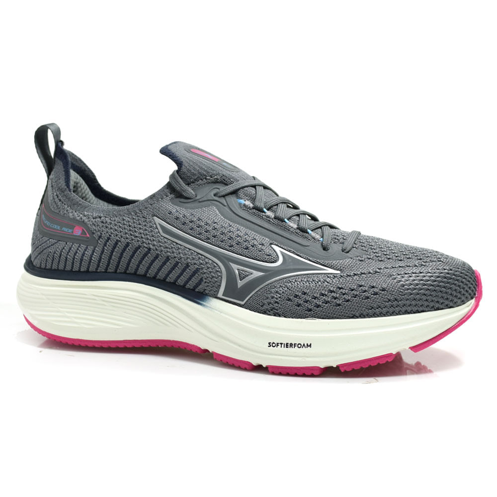 Tênis Feminino Mizuno Cool Ride 3 Cinza 101095095