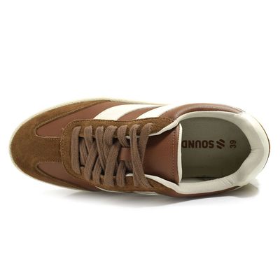 Tênis Casual Masculino Sound Marrom A362Z