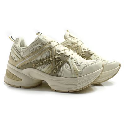 Tênis Casual Feminino Ramarim Bege 2581131