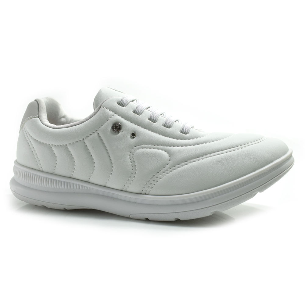 Tênis Casual Feminino Comfortflex Branco 2558302
