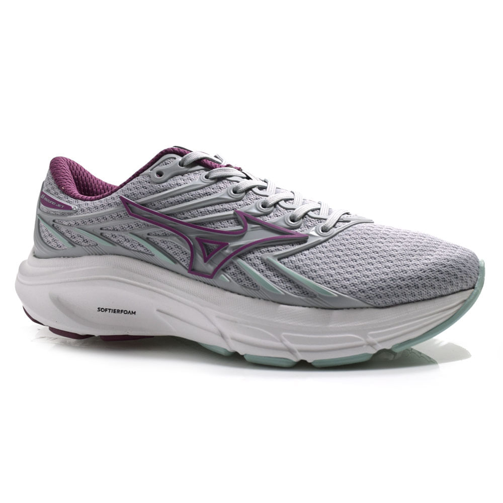 Tênis Feminino Mizuno Jet 8 Cinza 101043043