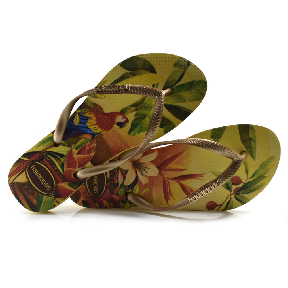 Chinelo Havaianas Slim Tropical Amarelo 4122111 - Main Image